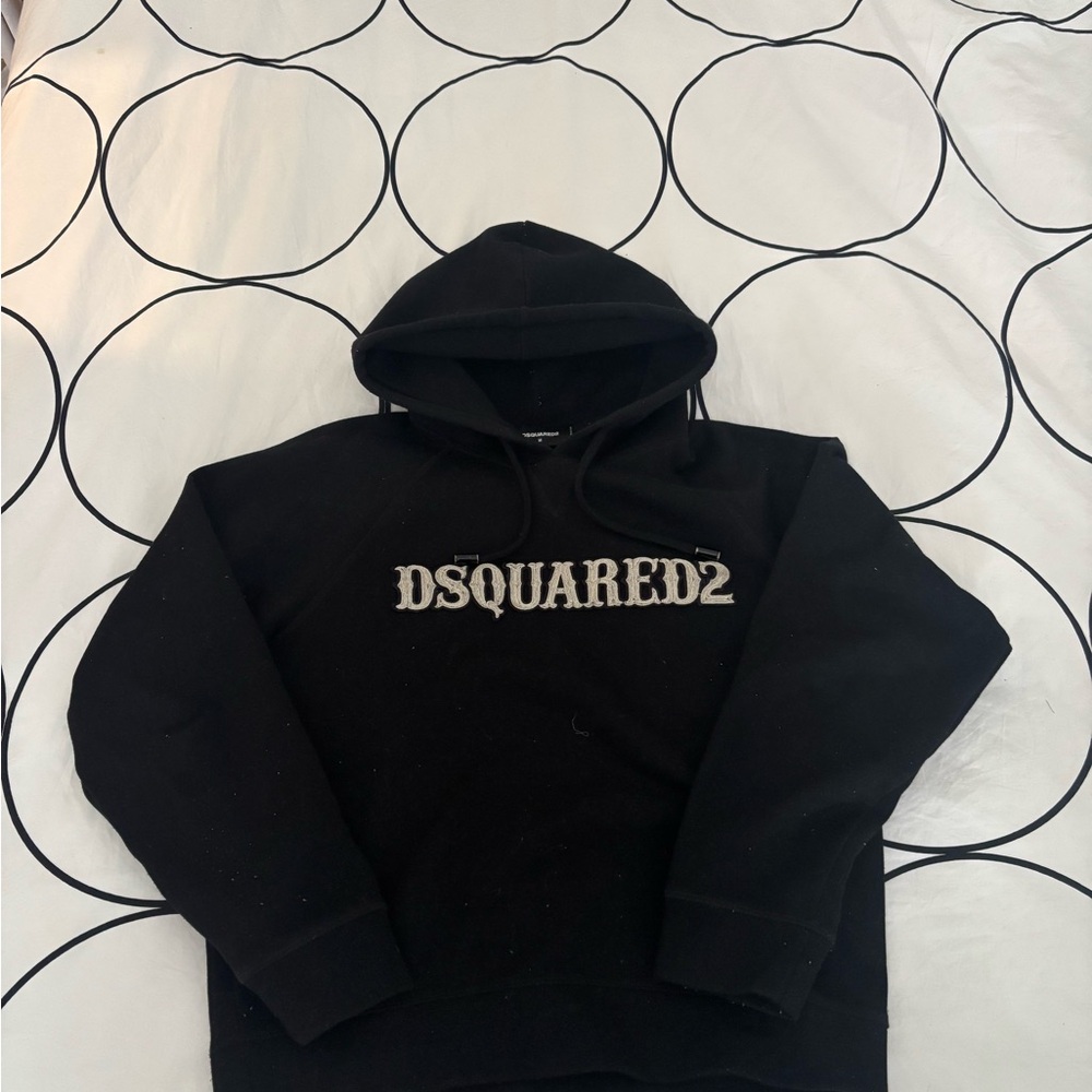 DSQUARED2 Black Logo Hoodie